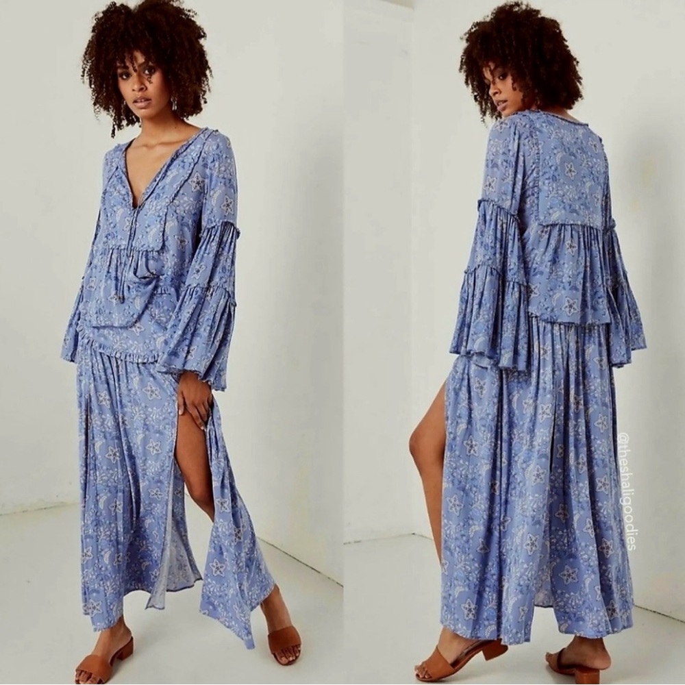 Spell Celestial Blouse Blue Size S - image 4